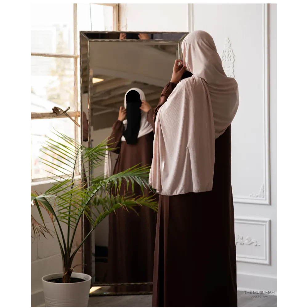 Hafsa Abaya (Coffee Brown)