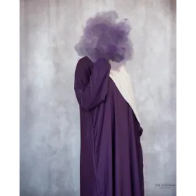 Hafsa Abaya (Eggplant)