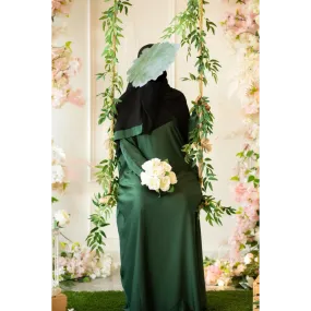 Hafsa Abaya (Emerald Green)