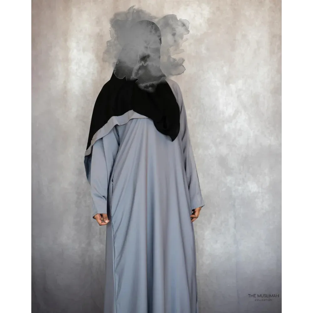 Hafsa Abaya (Light Grey)