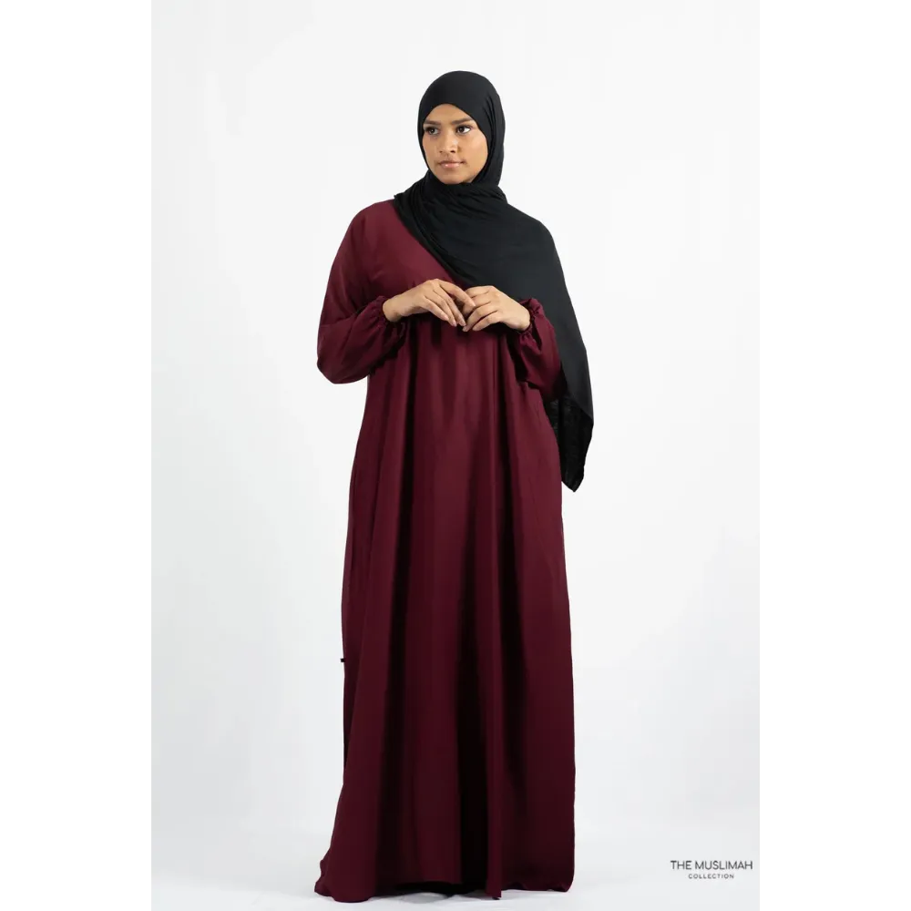 Hafsa Abaya (Maroon)