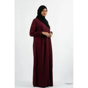 Hafsa Abaya (Maroon)