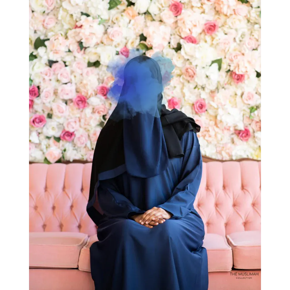 Hafsa Abaya (Navy Blue)