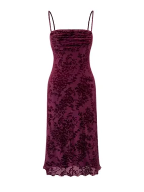 Haiden Velvet Midi Dress