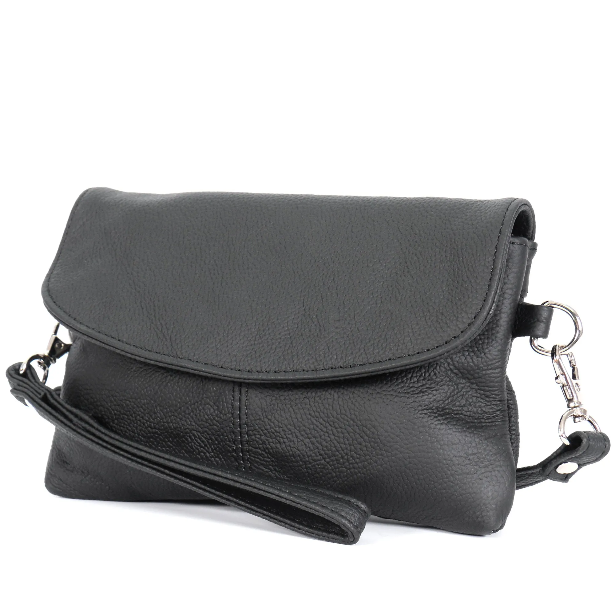 Hot Leathers Black Small Magnet Closure Purse