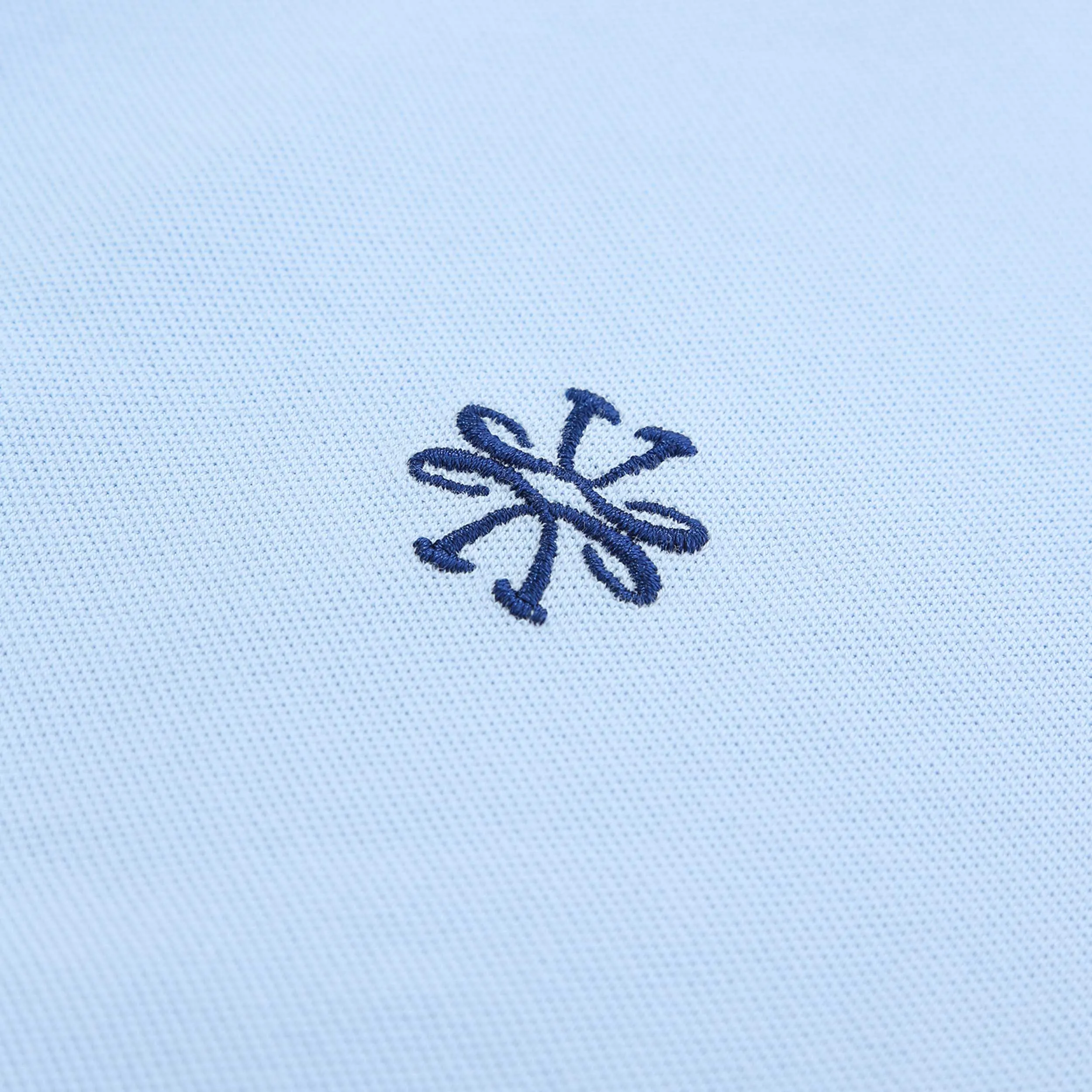 Jacob Cohen Tipped Polo Shirt in Sky Blue