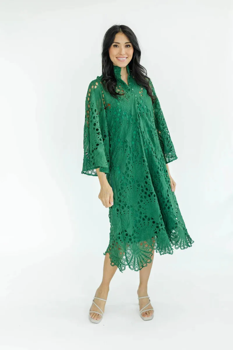 Jolene Maxi in Vert Fonce