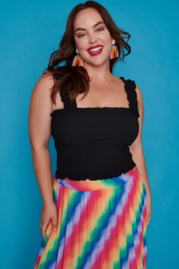 Kansas Fluro Rainbow Skirt