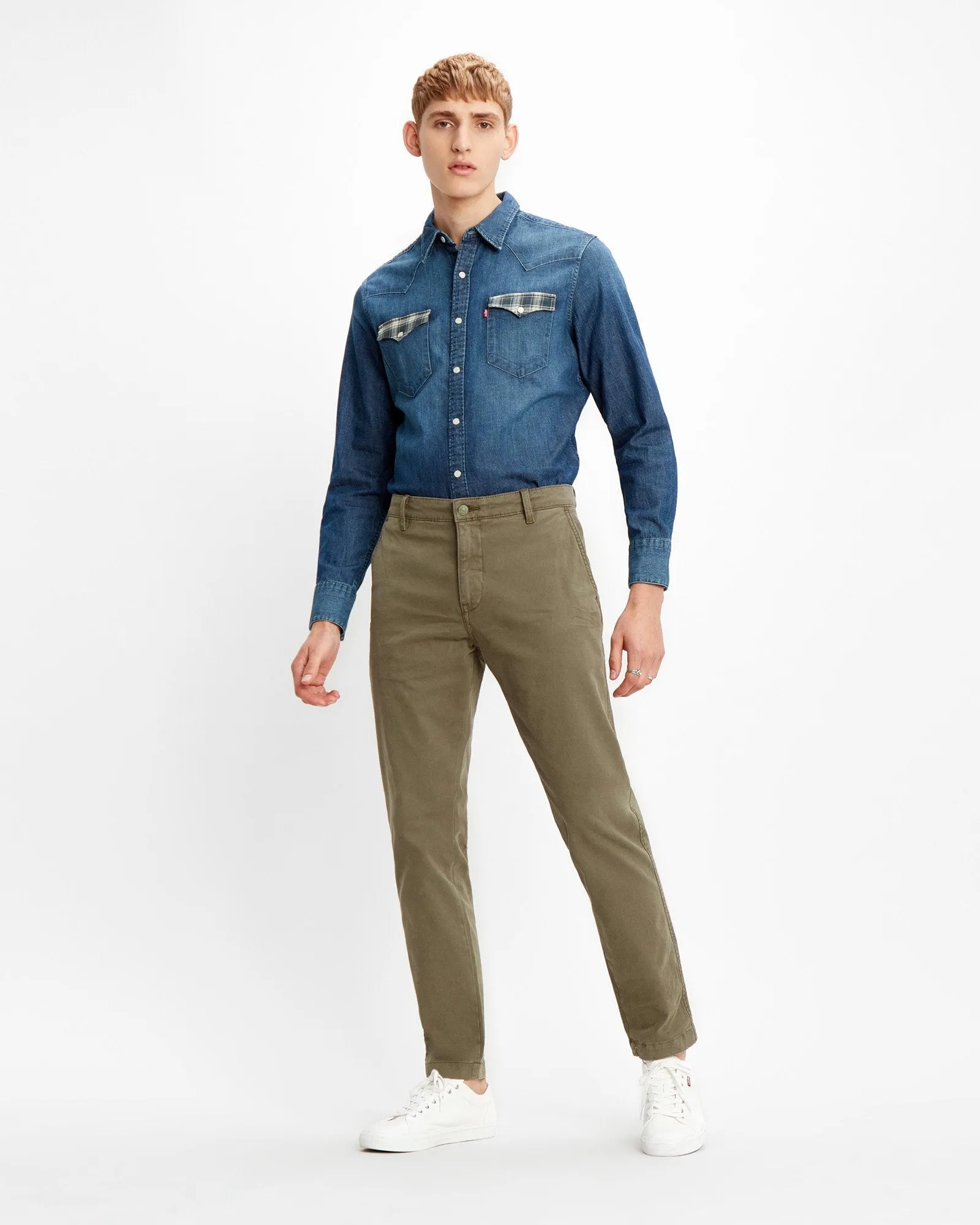 Levi's® XX Chino Standard II Regular Tapered Mens Chinos - Bunker Olive Shady