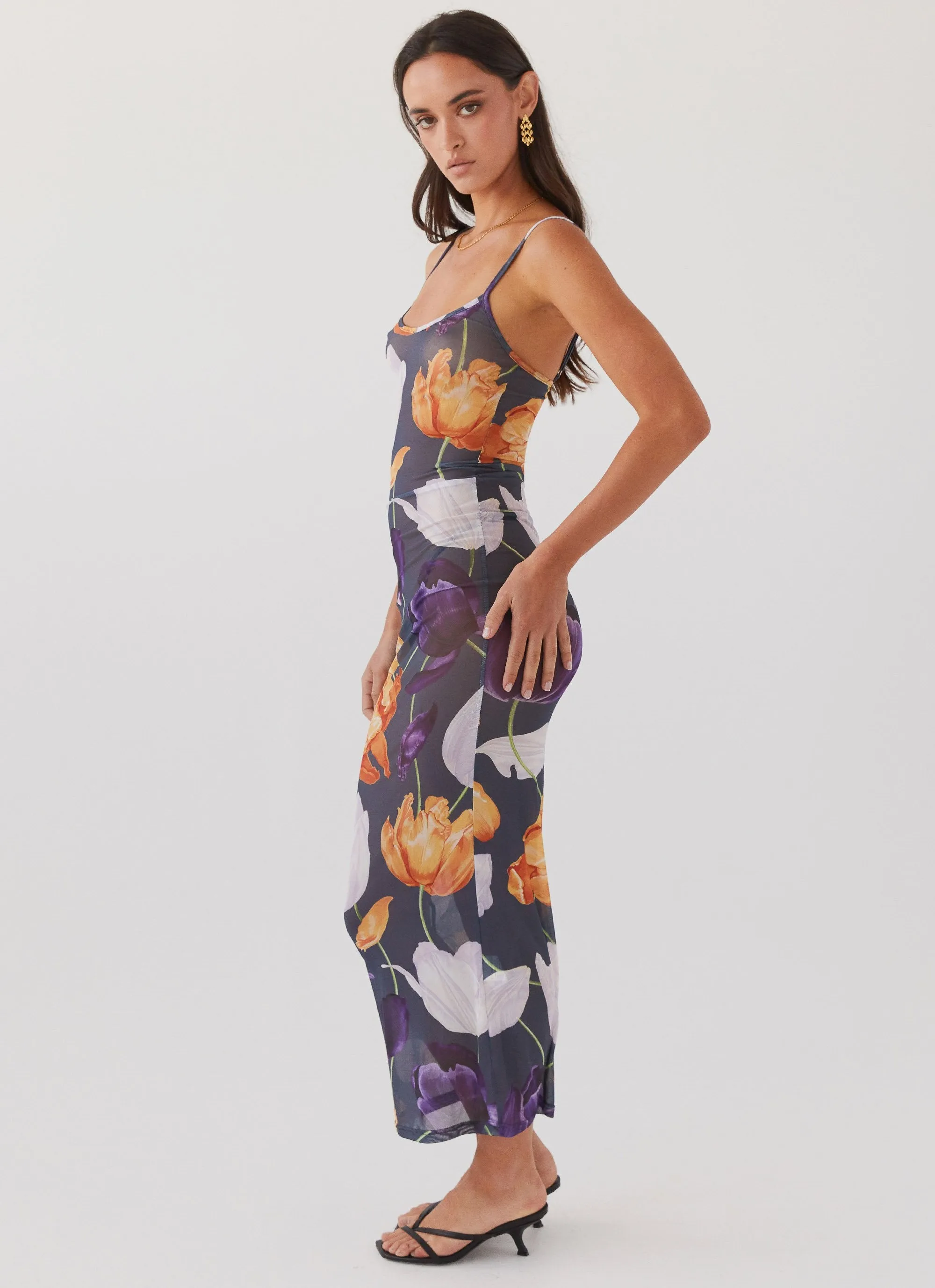 Love On The Run Maxi Dress - Botanical Eclipse