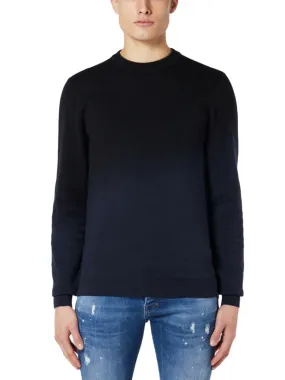 M Gradient Spray Sweater | BLUE