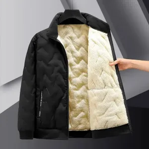 Man Padded Coat Lamb Parkas Korean Luxury Clothing Padding Modern Down Jackets For Men Winter Outerwears 2024 Comfortable Cold