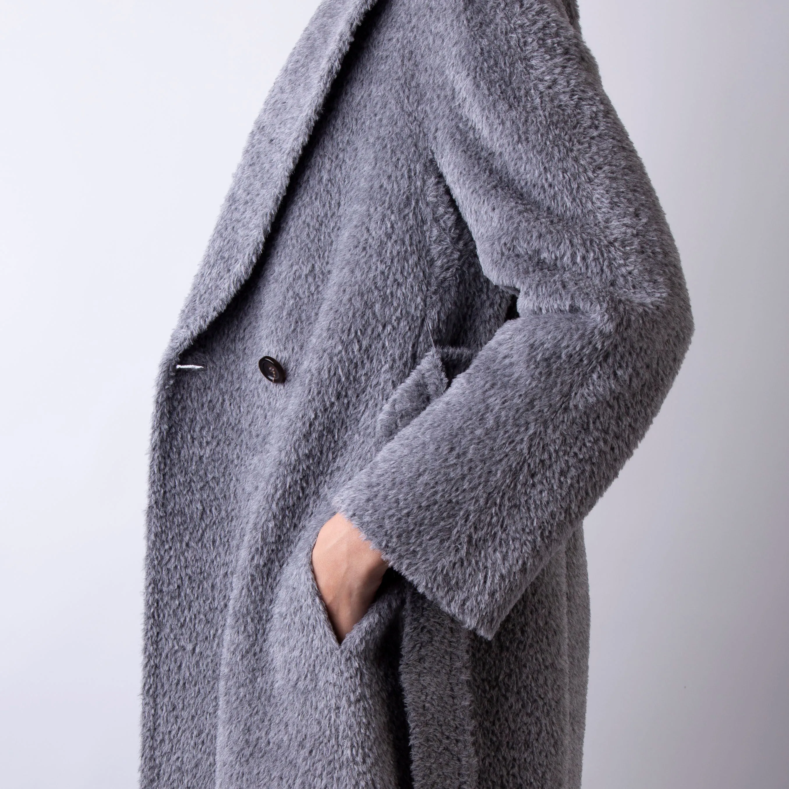 MAX MARA STUDIO COAT 2426016132600 010 GREY