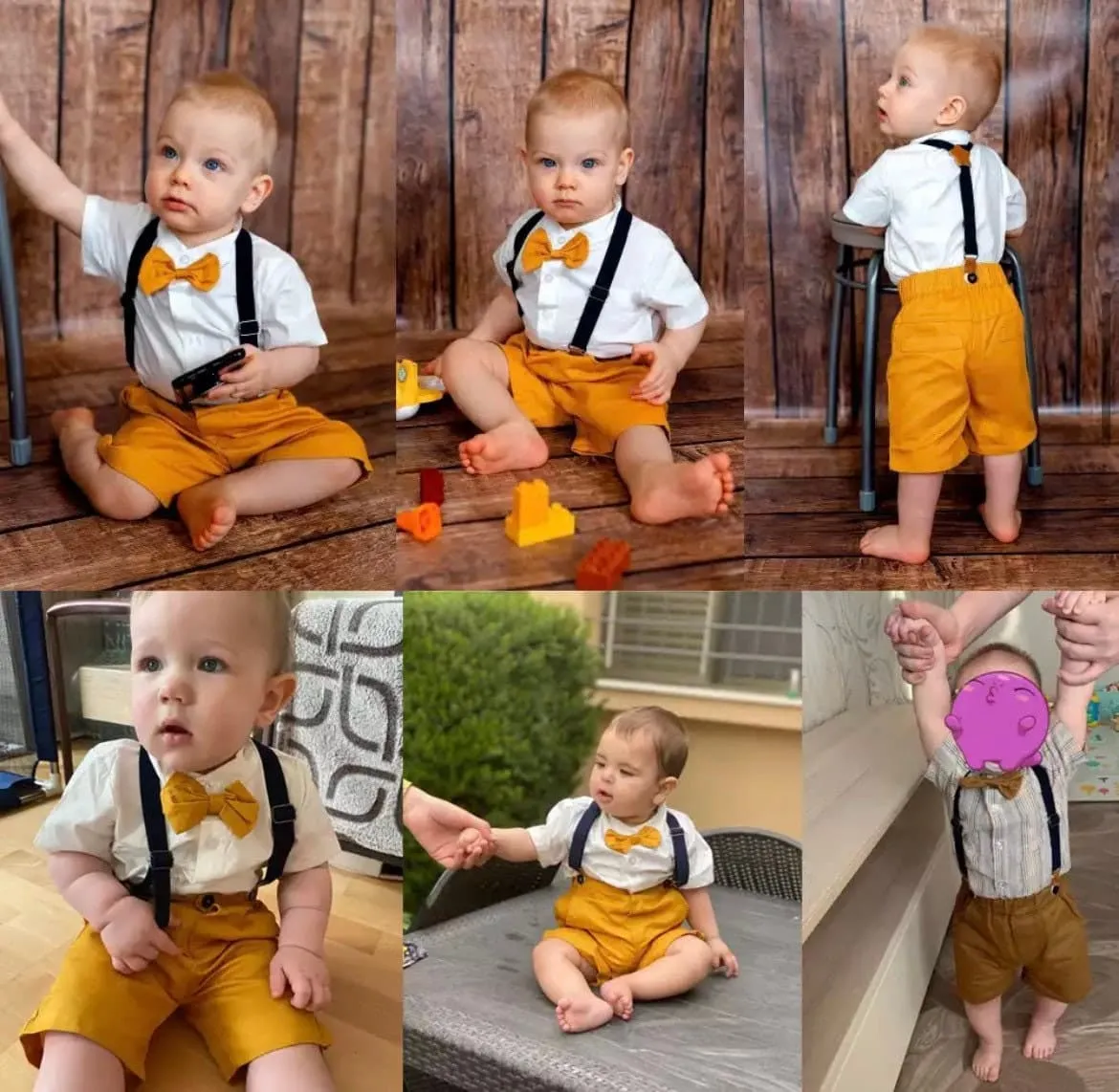 Mayfair - Baby Boy Short Sleeve Suit Set