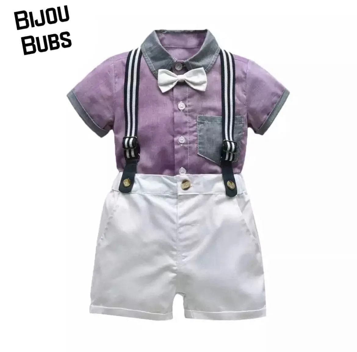 Mayfair - Baby Boy Short Sleeve Suit Set