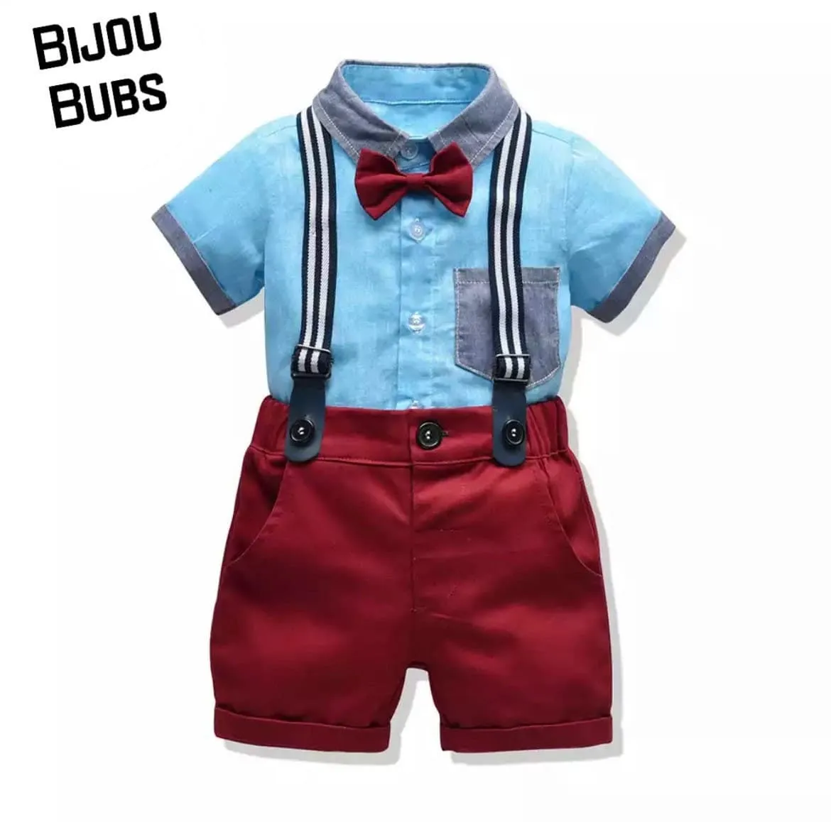 Mayfair - Baby Boy Short Sleeve Suit Set