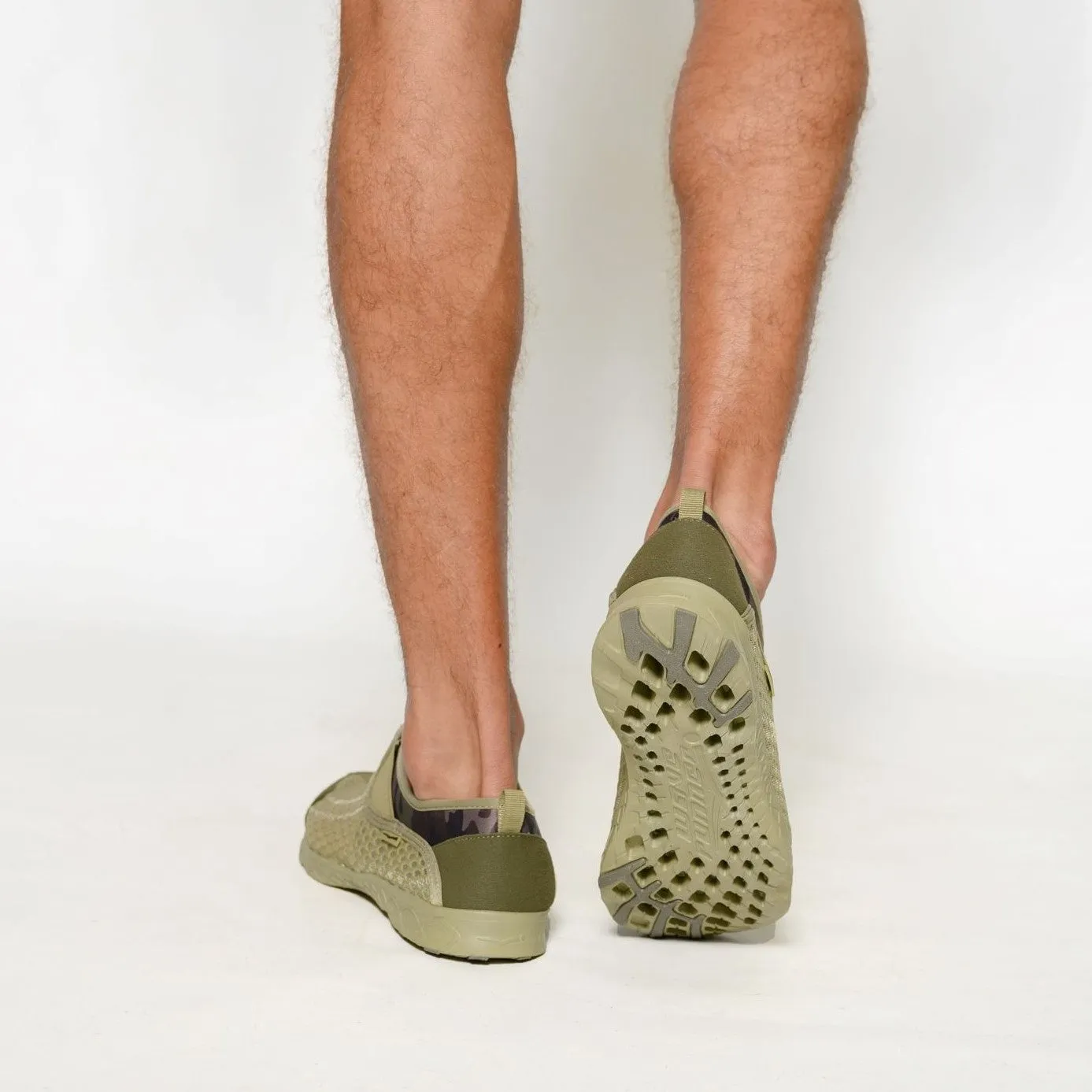 Men's Aqua Slip-On Camo