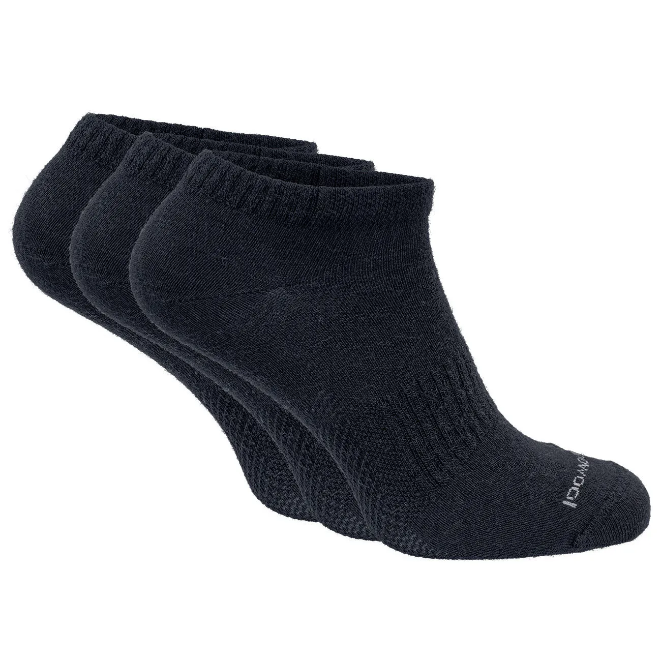 Merino Wool Sneaker Socken 3er-Pack