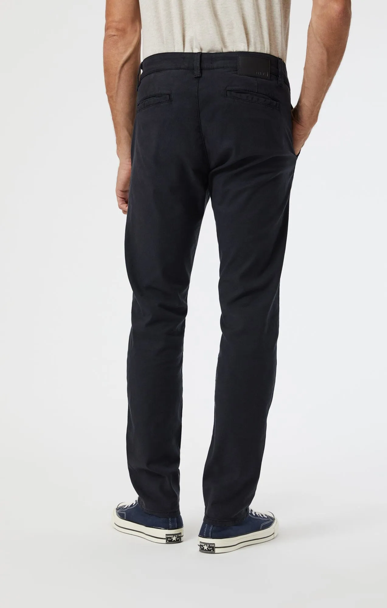 MILTON SLIM STRAIGHT CHINO IN DEEP NAVY LUXE TWILL