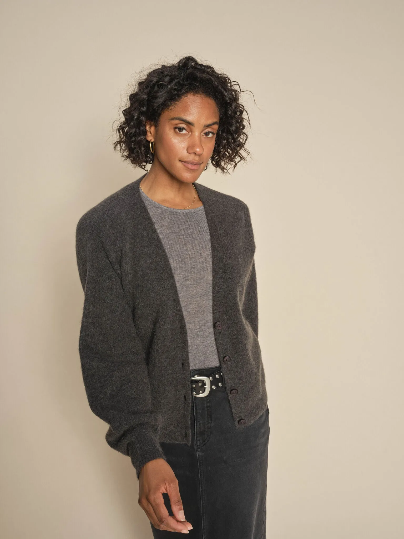 MMThora V-Neck Knit Cardigan