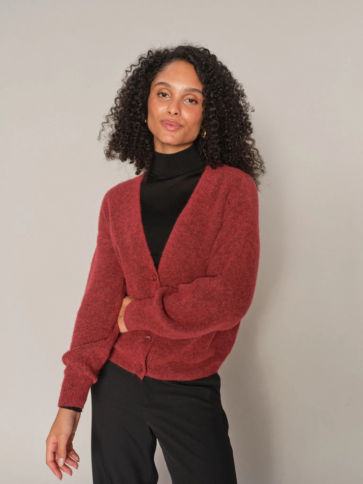 MMThora V-Neck Knit Cardigan