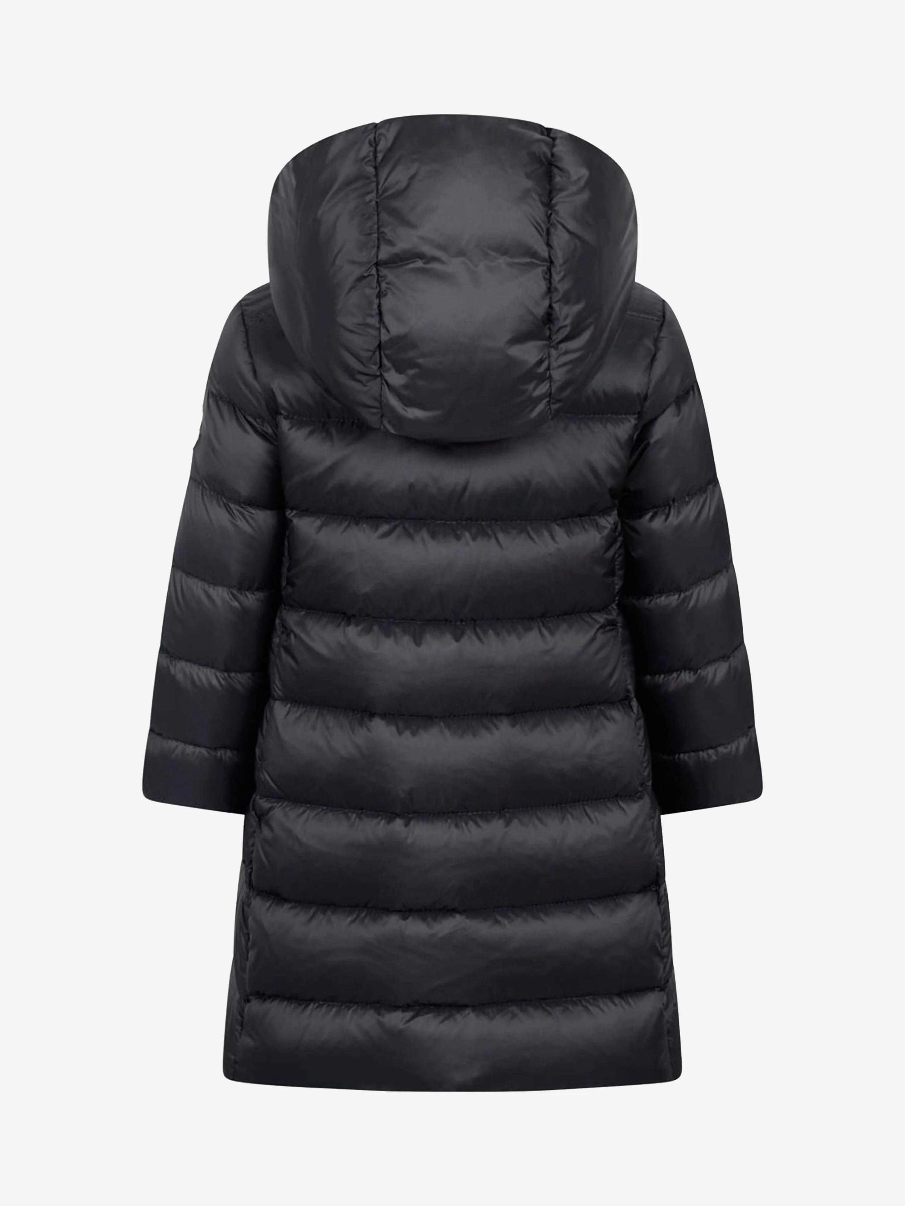 Moncler Baby Girls Navy Down Padded Majeure Coat