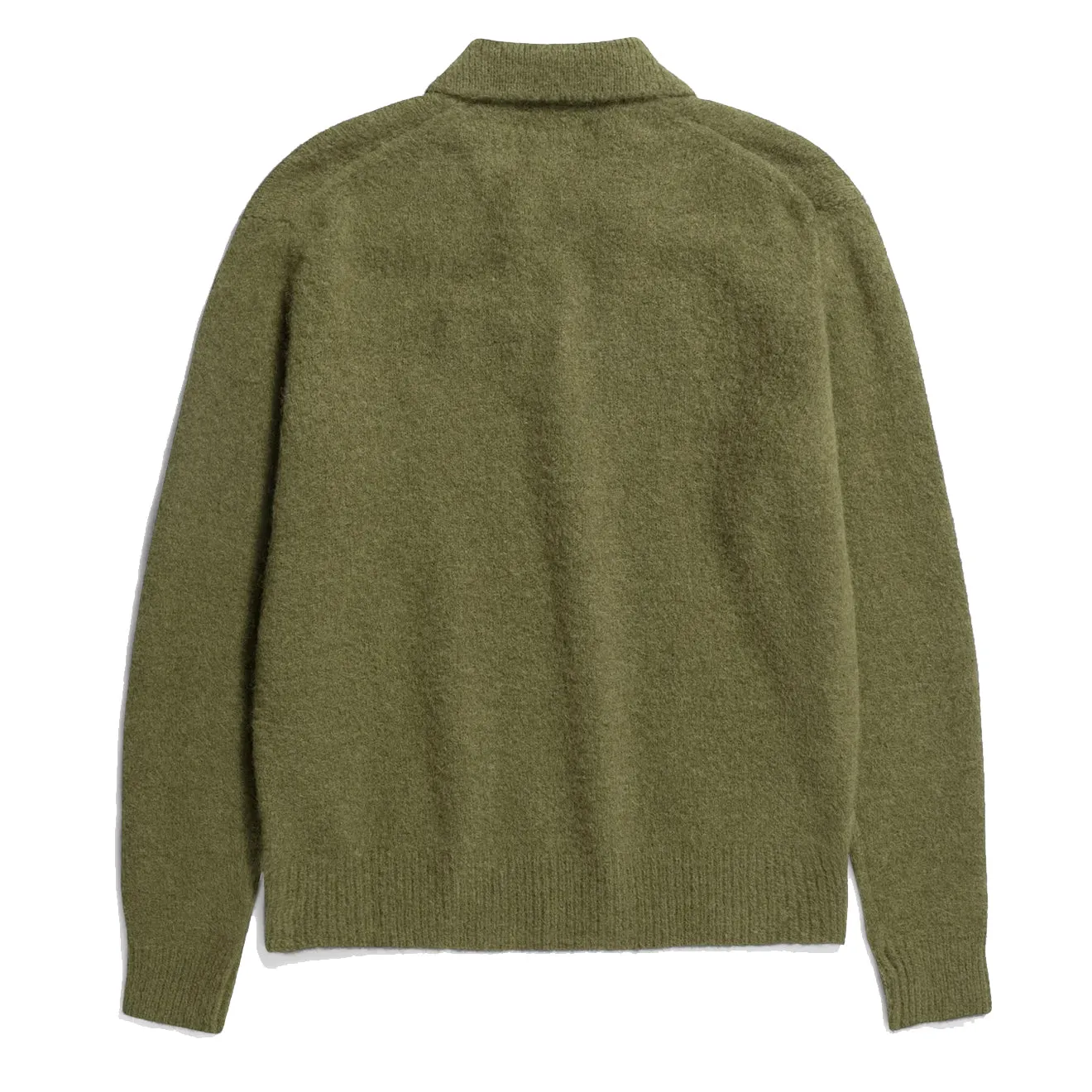 Norse Projects Rasmus Relaxed Brushed Polo Ivy Green