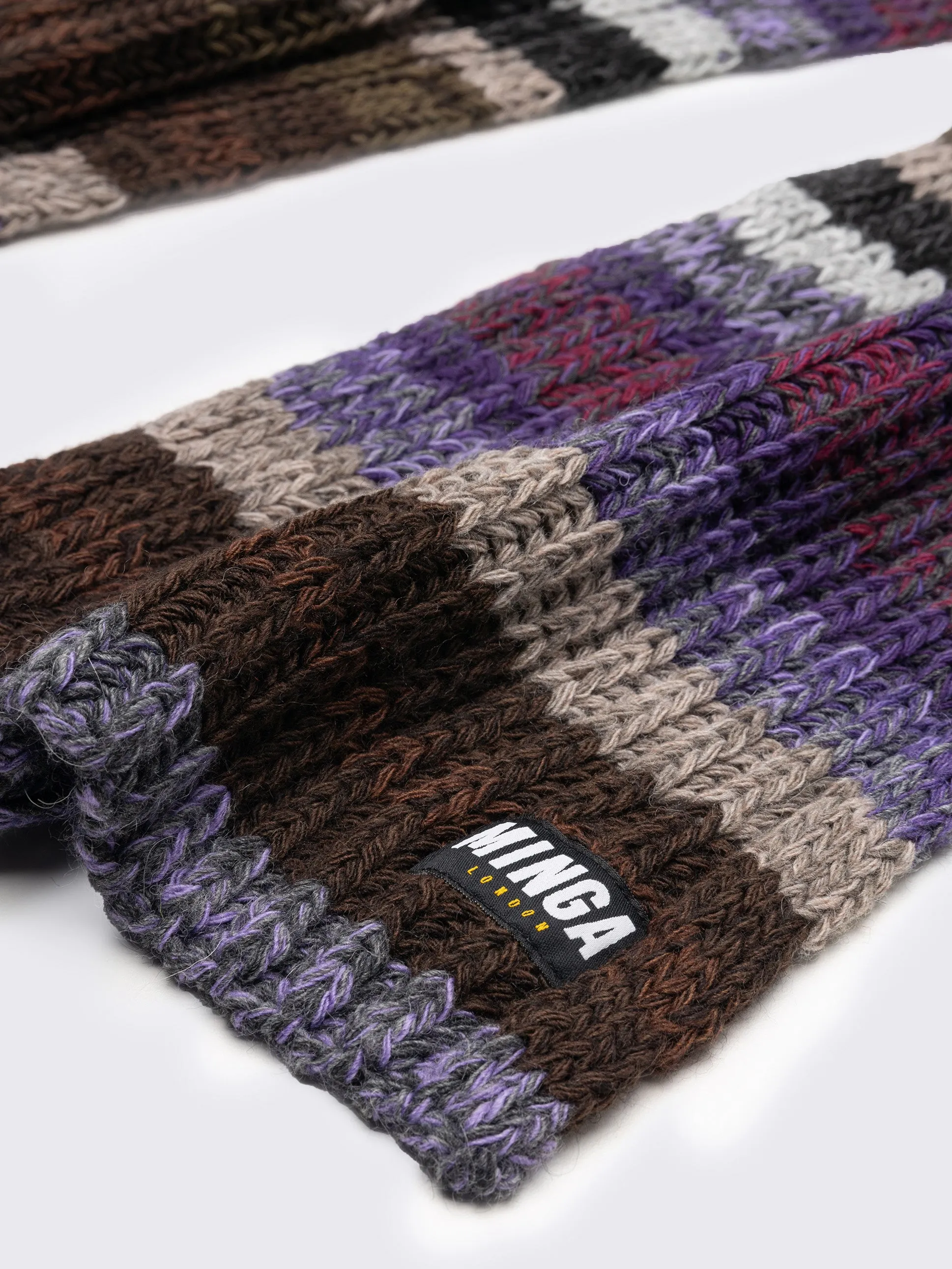 Nova Multi Coloured Textured Scarf