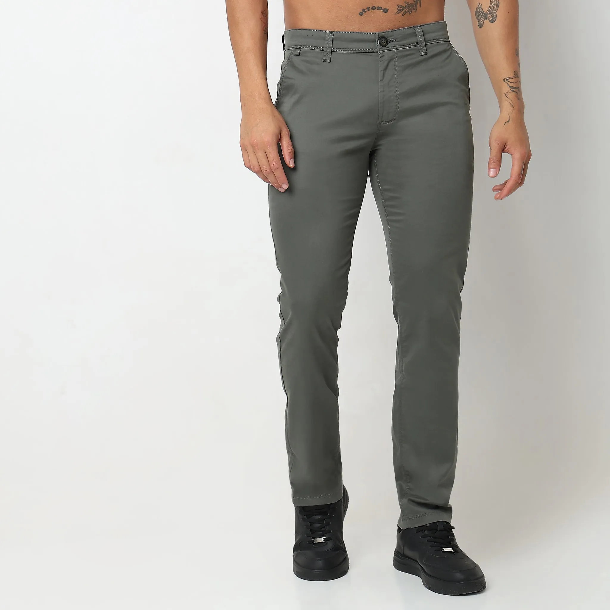 Officer Pants™ - Luxury Cotton with E-Fast Stretch - Cavalry Twill - Mid Rise Pants - Re-Pants reimagined