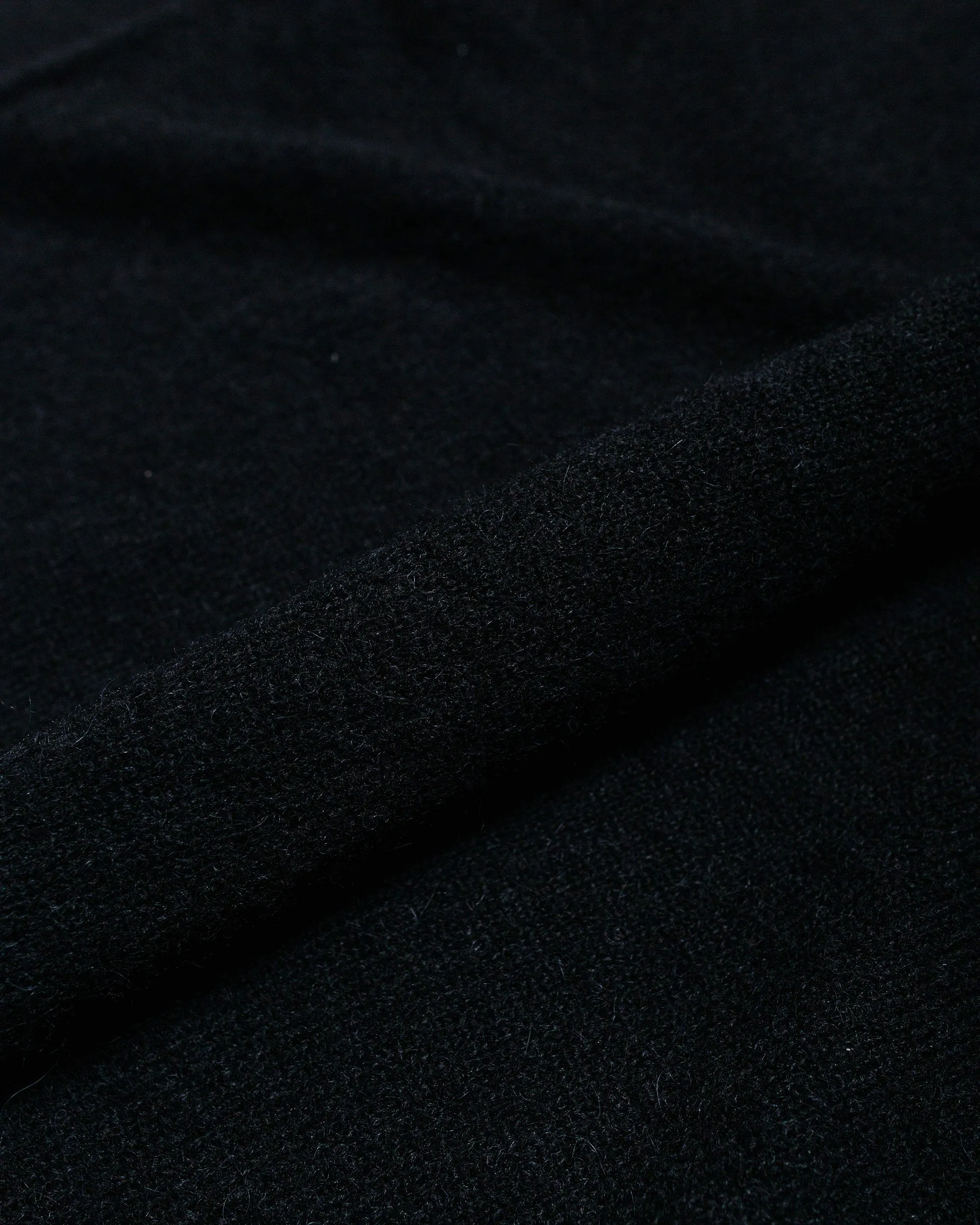 Our Legacy Evening Polo Black Fuzzy Alpaca