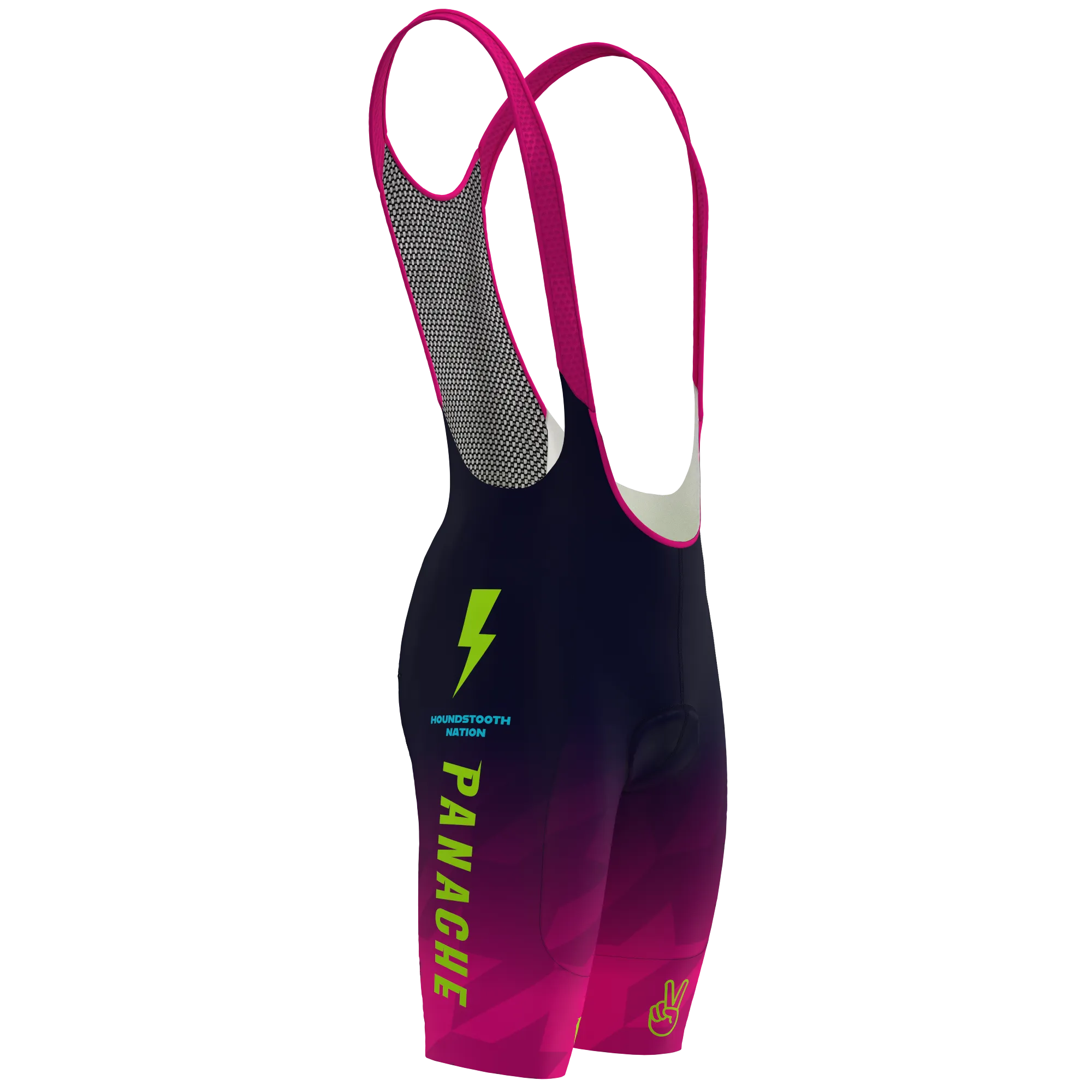 PANACHE NATION24 - Men's WT2.0 Bib Short - NEON PINK