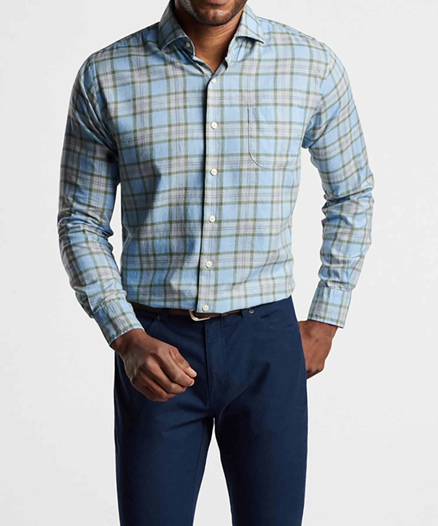 Peter Millar Long Sleeve Ellis Sport Shirt