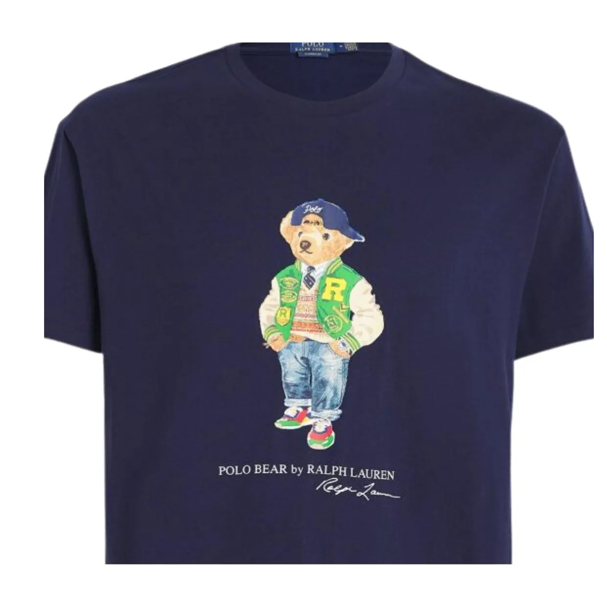 Polo Ralph Lauren Printed Polo Bear Navy T-Shirt