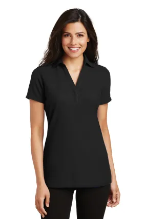 Port Authority® Ladies Silk Touch™ Y-Neck Polo. L5001