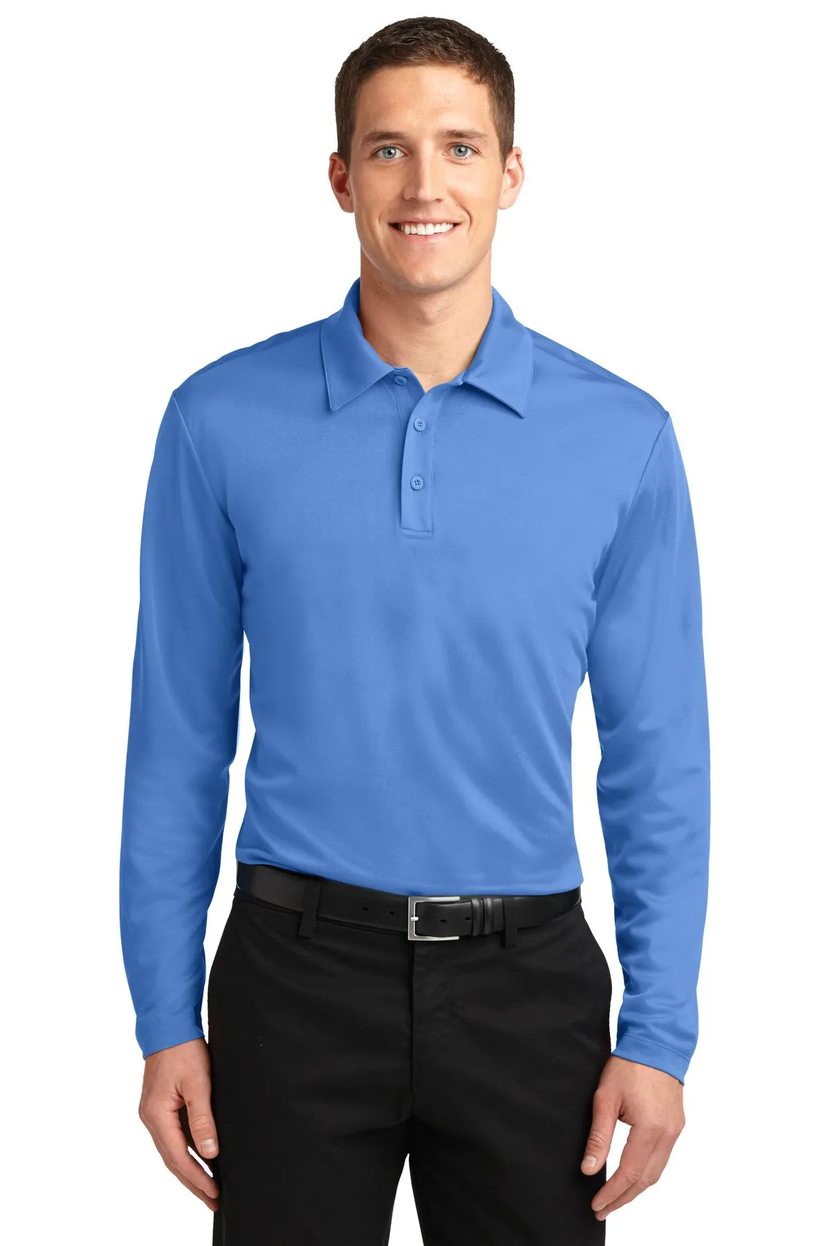 Port Authority® Silk Touch™ Performance Long Sleeve Polo. K540LS