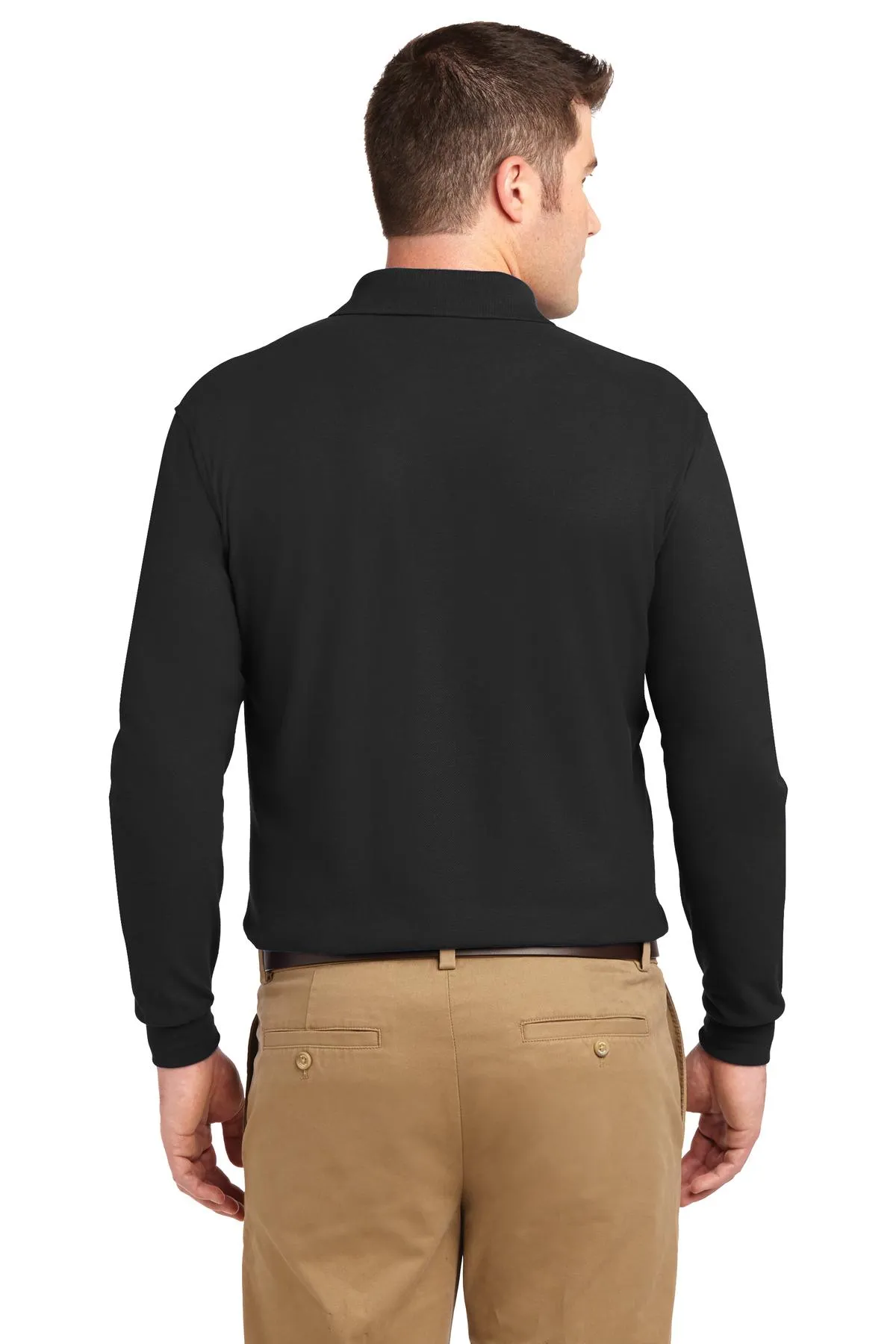 Port Authority® Tall Silk Touch™ Long Sleeve Polo. TLK500LS