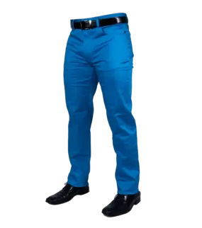 Prestige Royal Blue Men's Classic-Fit Jeans 100% Cotton