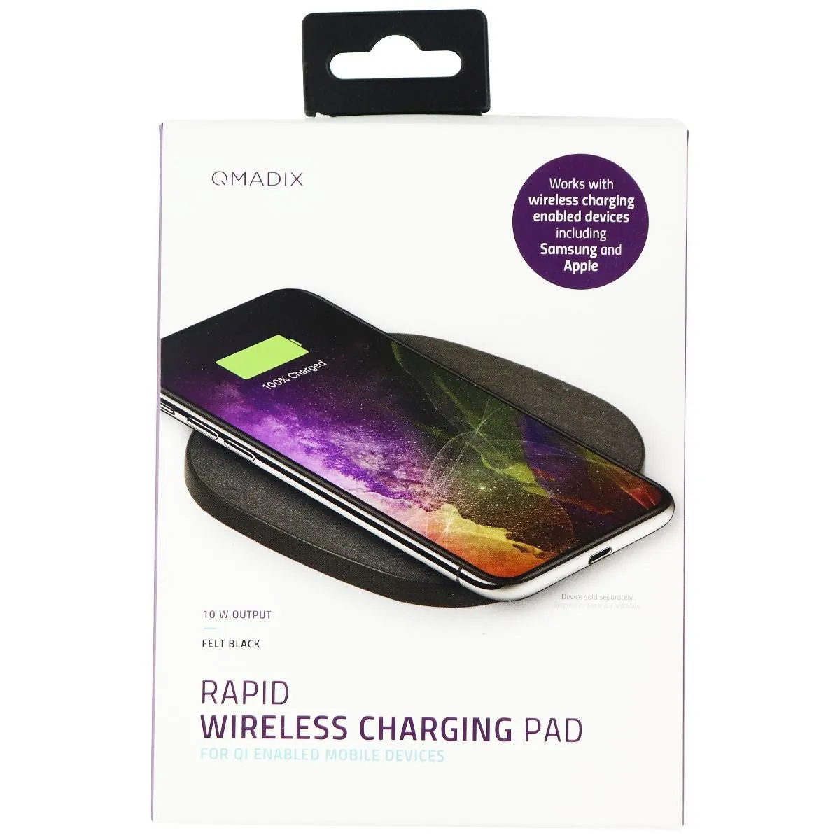 QMADIX Rapid Wireless Charger 10W Charging Pad