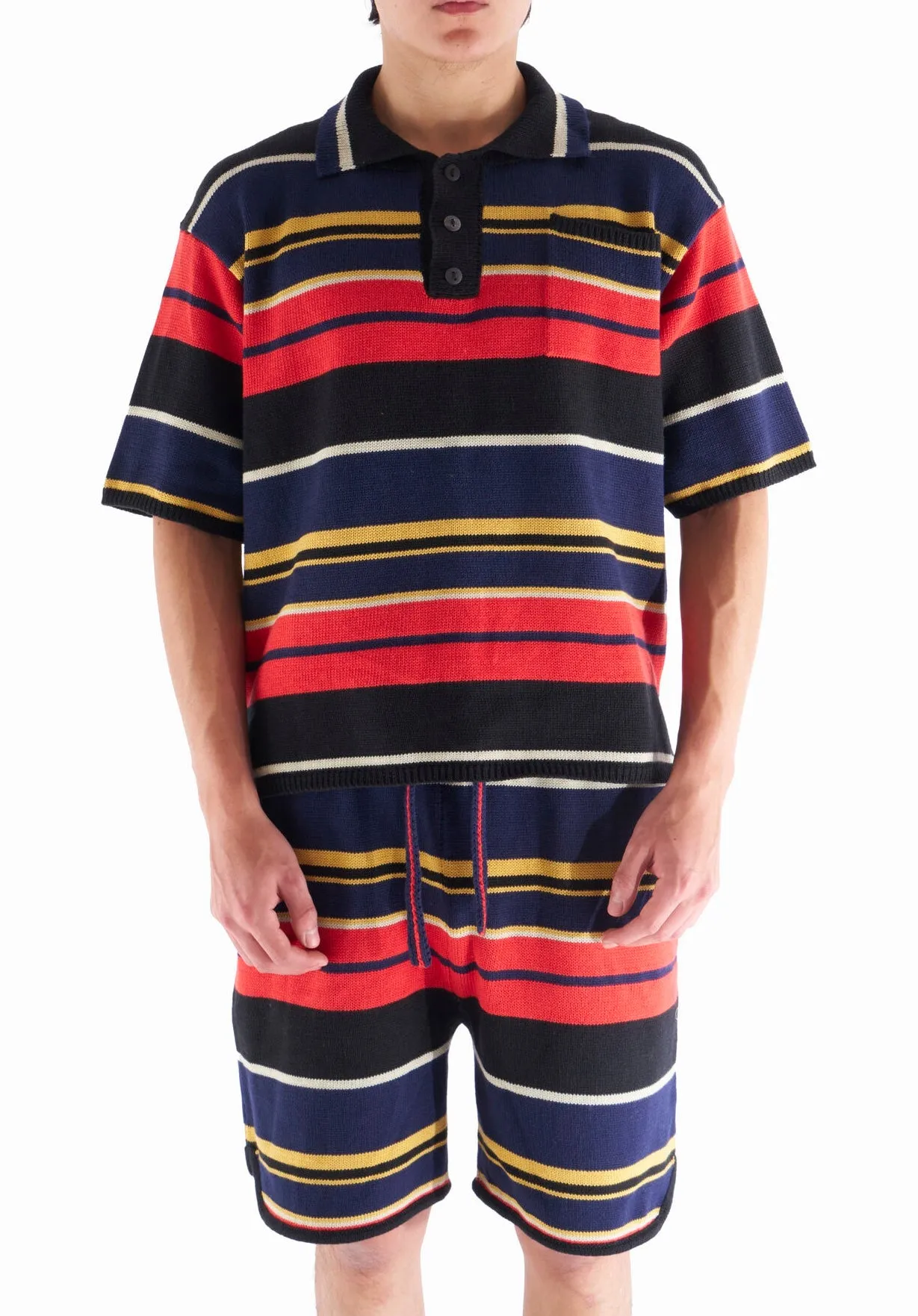 Rad Stripe Scally Polo