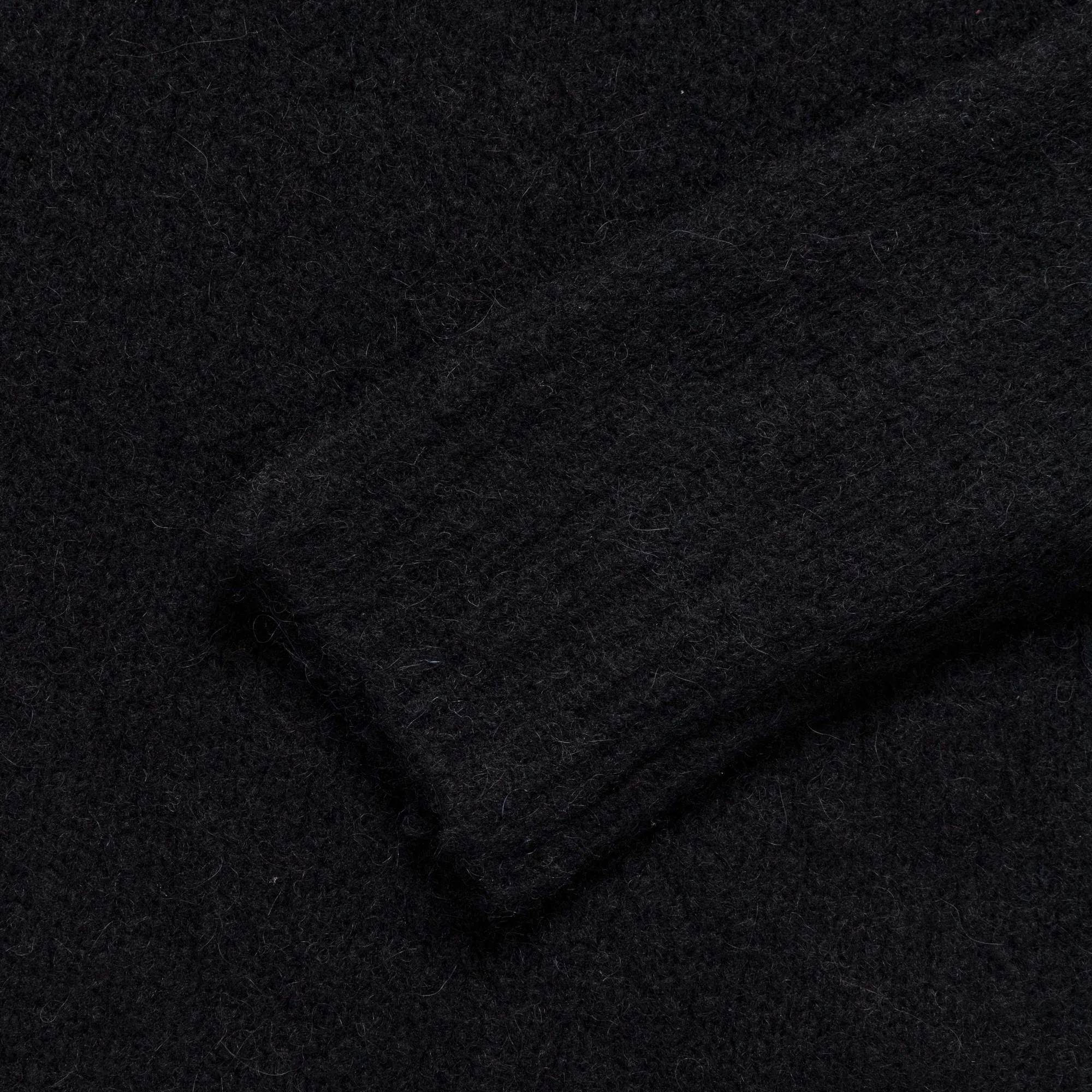 Rasmus Relaxed Brushed Polo - Black