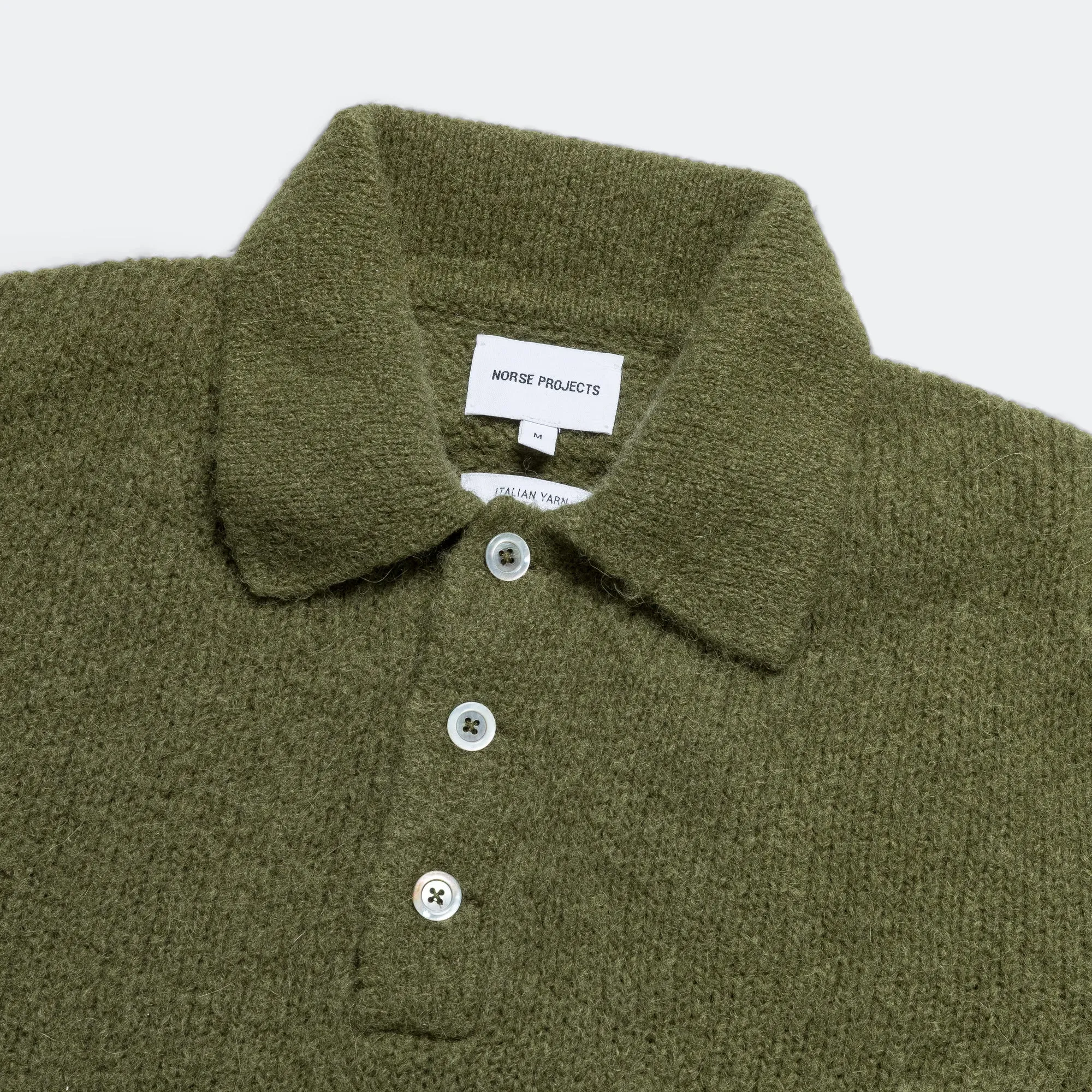 Rasmus Relaxed Brushed Polo - Ivy Green