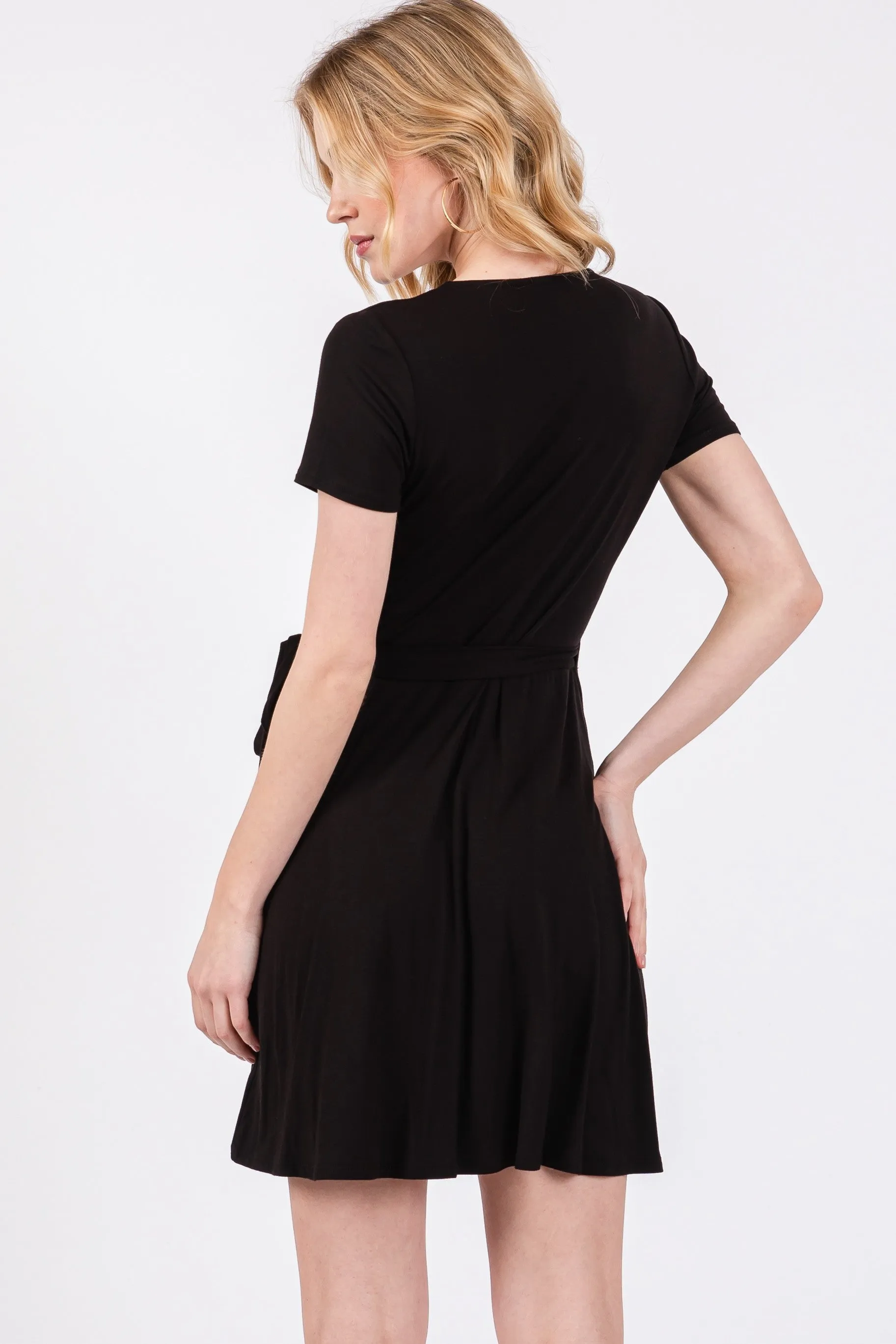 Rayon Modal Wrap Dress