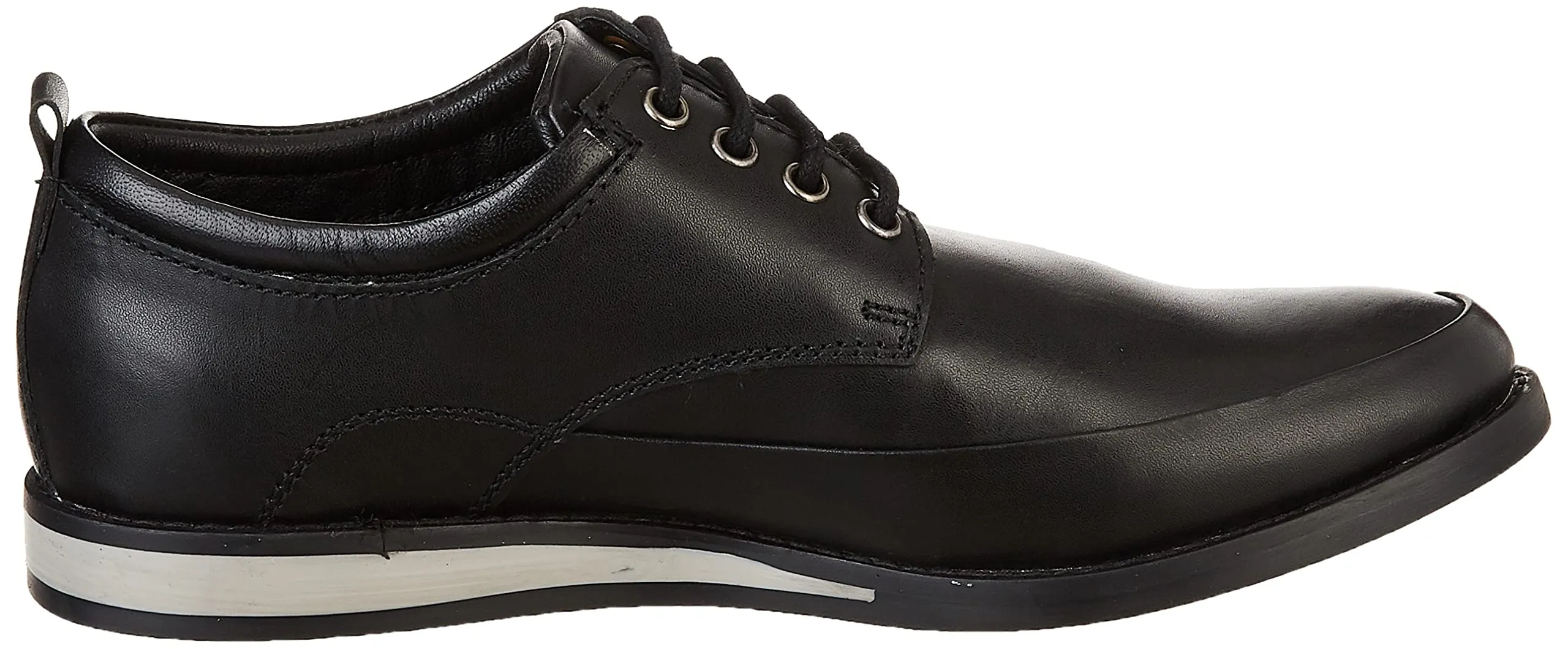 Red Chief Derby Lace Up | Men's Formal Shoes for Office | Black | TPR Eva Cushioning