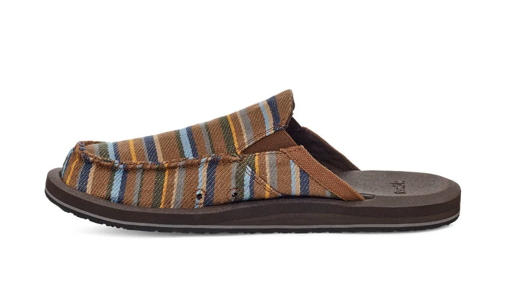 Sanuk Mens You Got My Back ST Blanket Brown Multi