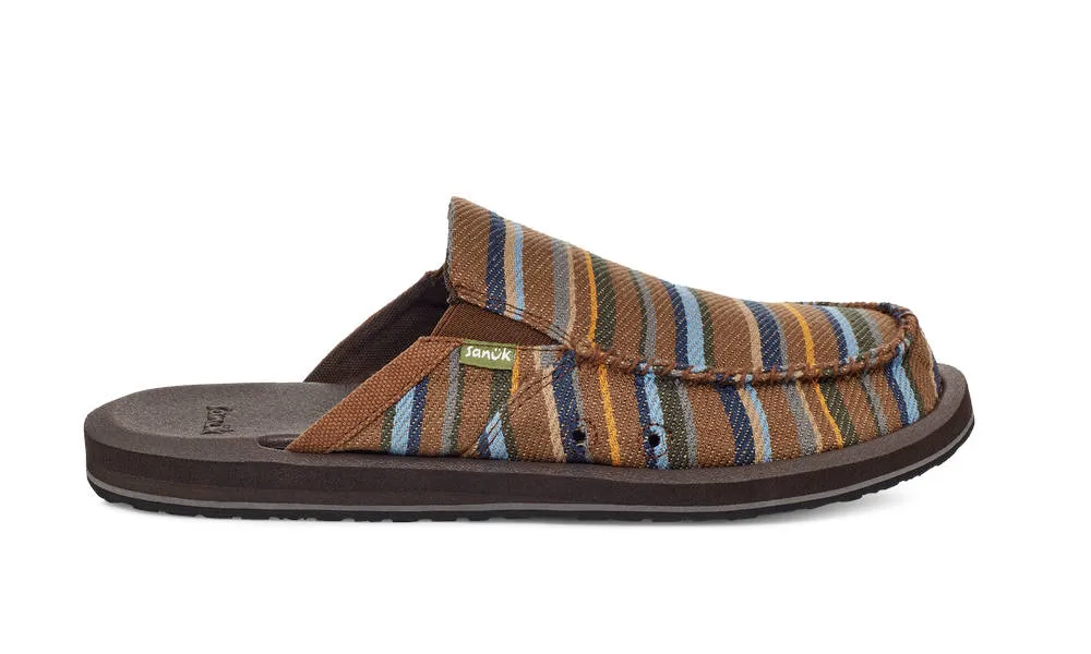 Sanuk Mens You Got My Back ST Blanket Brown Multi