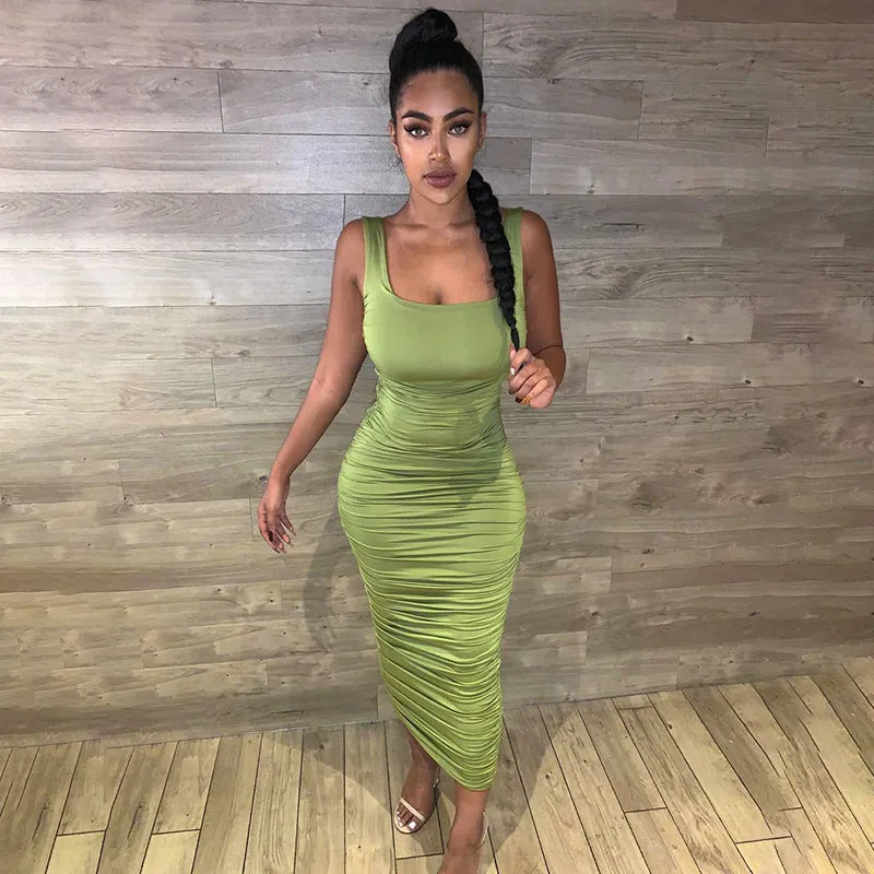 Skinny Clubwear Midi Dress - Culture Heaven Special