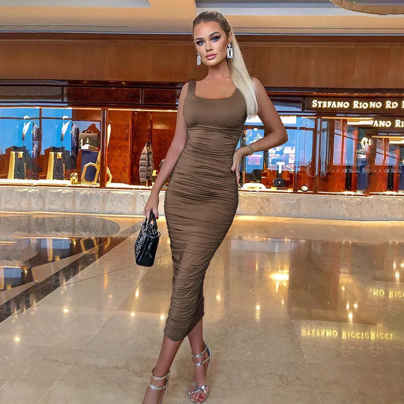 Skinny Clubwear Midi Dress - Culture Heaven Special