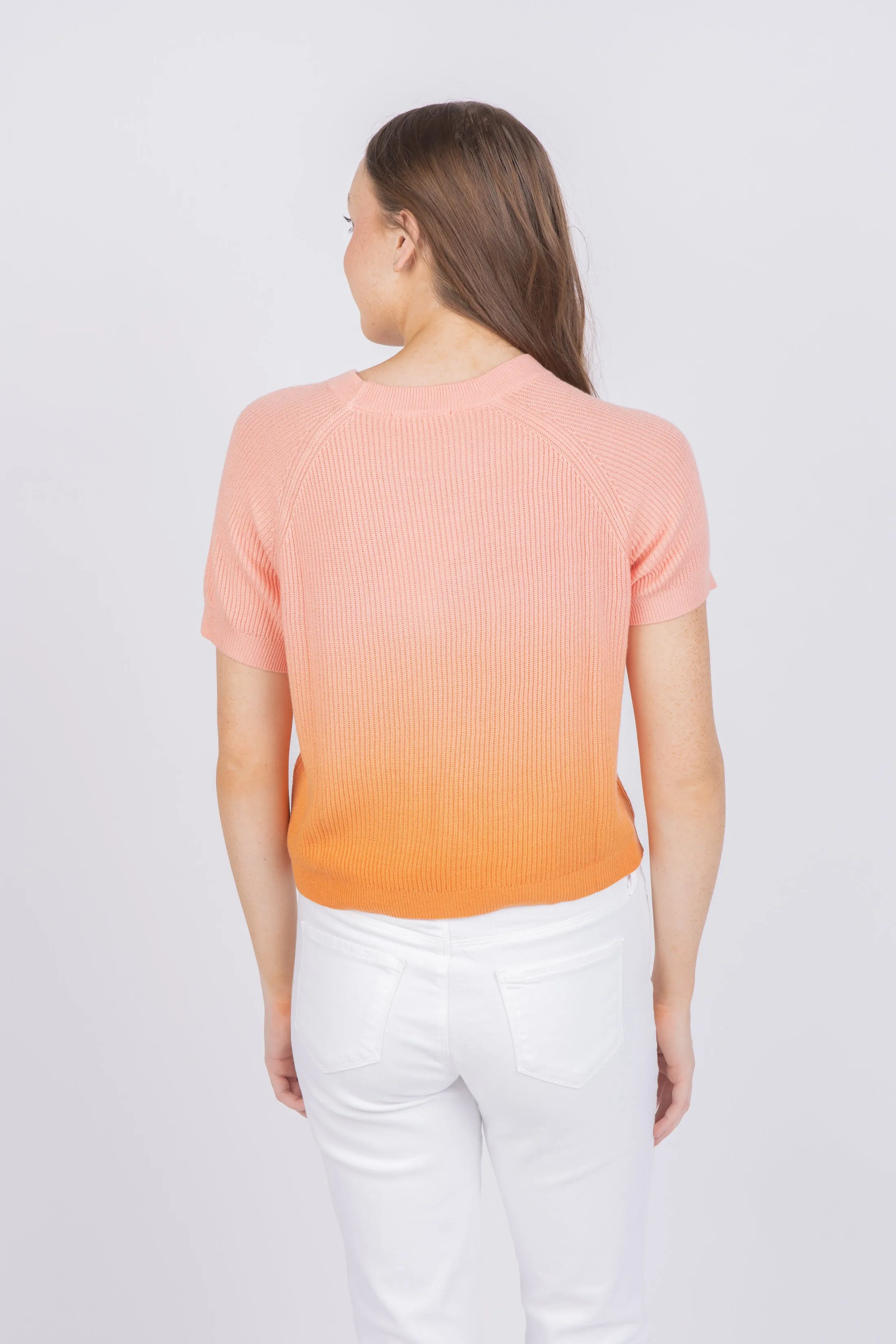 Splendid Della Sweater in Pomello Dip Dye