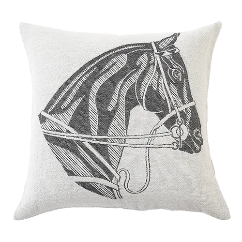 Stick & Ball Horse Head Pillow