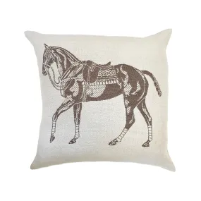 Stick & Ball Polo Pony Pillow